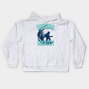 Surfing Squatch Kids Hoodie